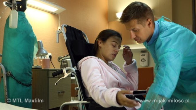 M jak miłość odc. 1040. Magda (Anna Mucha), Paweł (Rafał Mroczek)