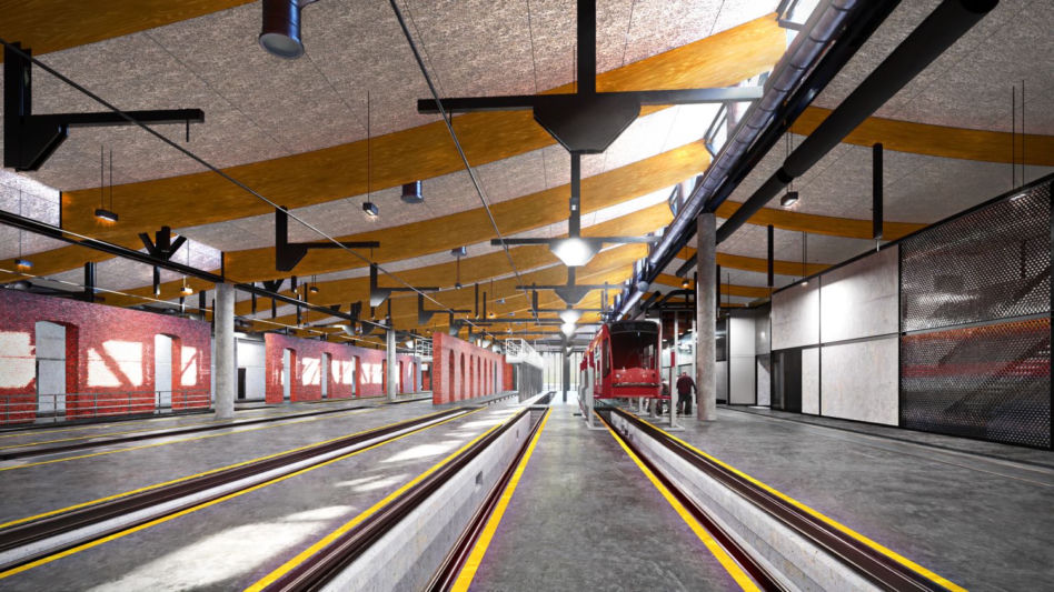 Zajezdnia Chocianowice w Łodzi według biura Rysy Architekci