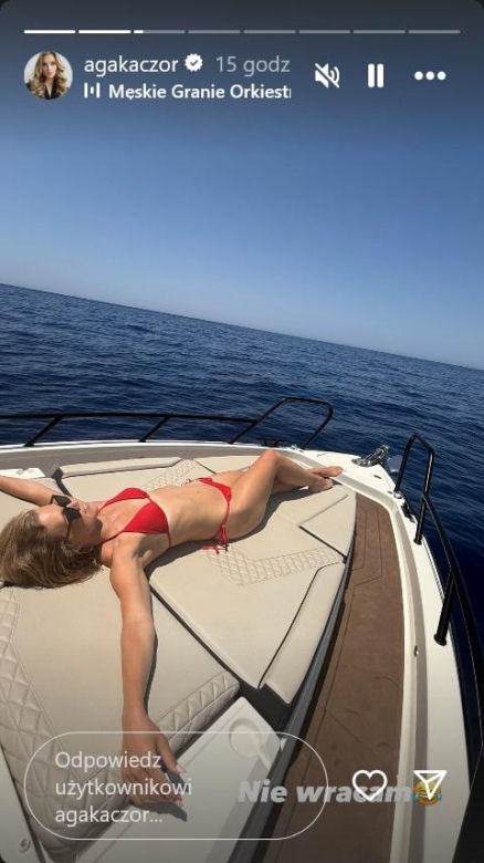 Agnieszka Kaczorowska na rajskich wakacjach. Nie jest sama!