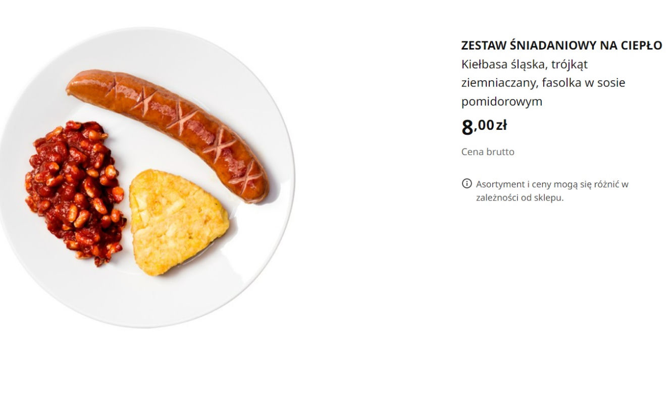 Zestaw śniadaniowy na ciepło