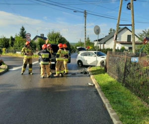 Wypadek na ulicy Żytniej w Starachowicach