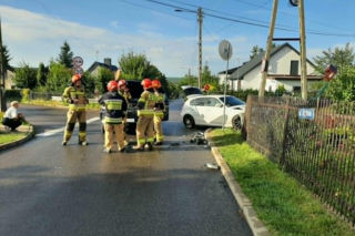 Wypadek na ulicy Żytniej w Starachowicach