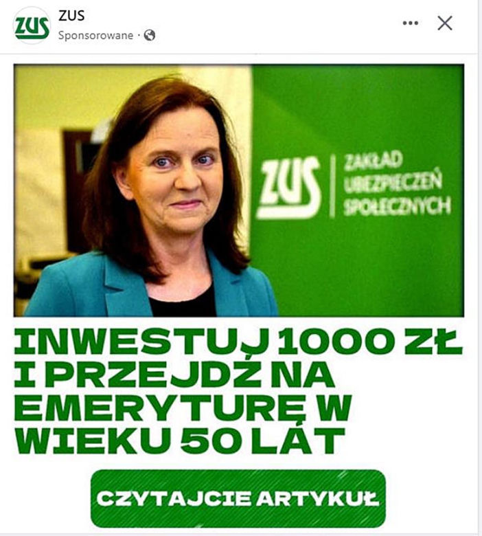 Oszuści podszywają się pod ZUS