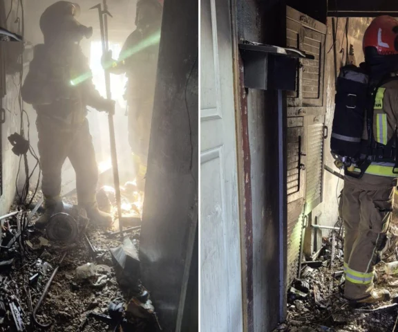 Wbiegli do zadymionej kamienicy, by ratować człowieka. Nagranie z akcji mrozi krew w żyłach