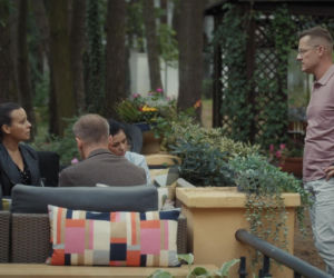 M jak miłość, odcinek 1911. Magda (Anna Mucha), Kinga (Katarzyna Cichopek), Andrzej Budzyński (Krystian Wieczorek), Piotrek (Marcin Mroczek)