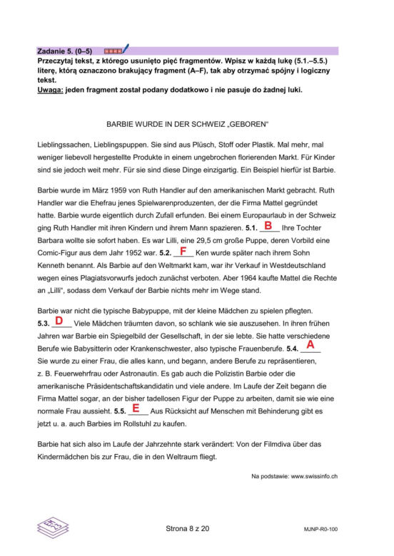 Matura 2026 NIEMIECKI rozszerzony: Arkusze CKE i odpowiedzi - sprawdź, czy zdałeś! 12.05.2026