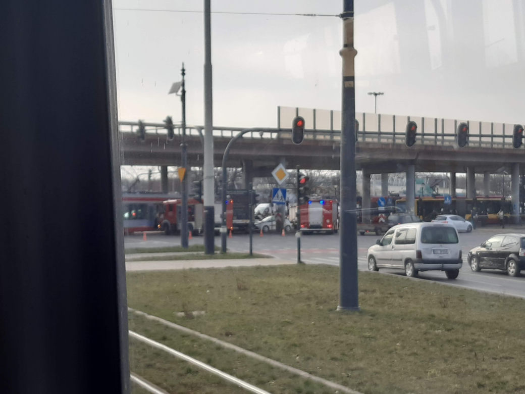 wypadek na Włókniarzy