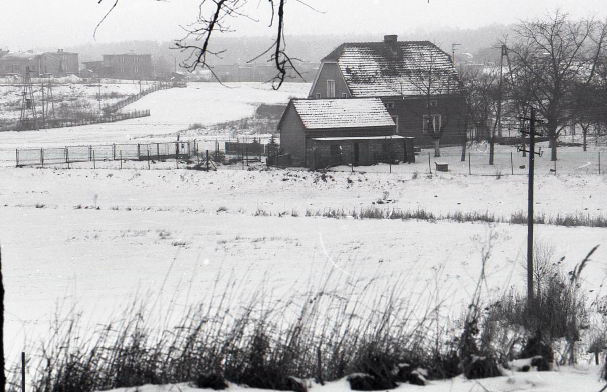 Rybnik zimą w latach 80.