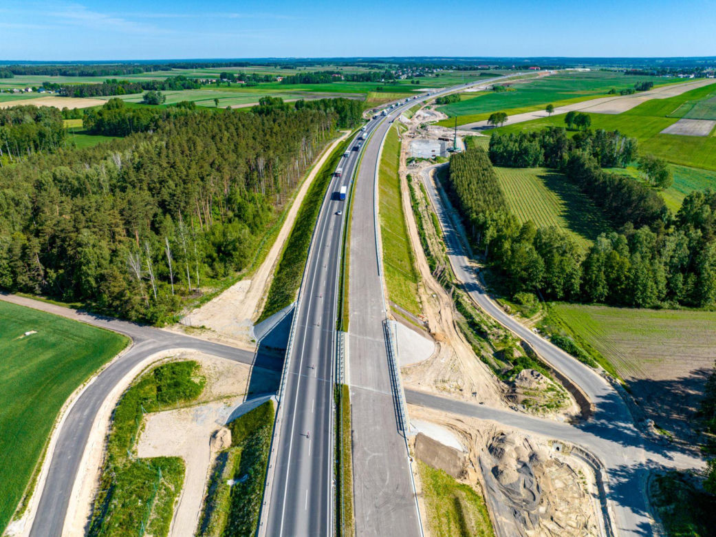 Obwodnica Łomży w budowie - najświeższe zdjęcia - maj 2025