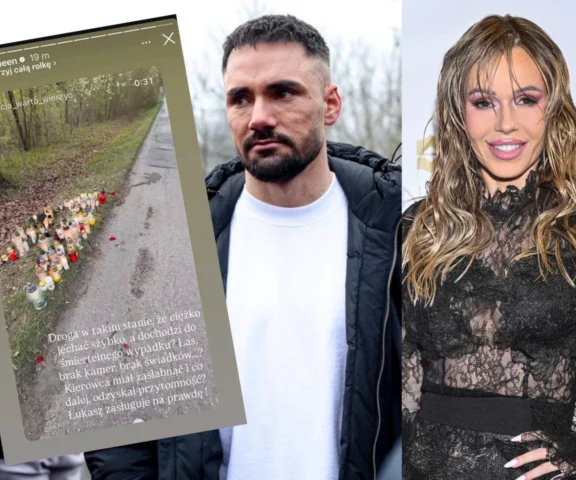 Doda pokazała miejsce tragicznego wypadku Łukasza Litewki