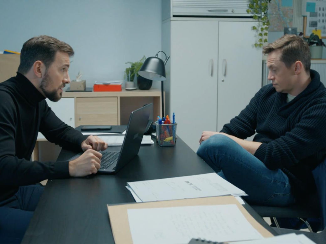 Barwy szczęścia, odcinek 3202: Kodur (Oskar Stoczyński), Błażej (Piotr Ligienza)
