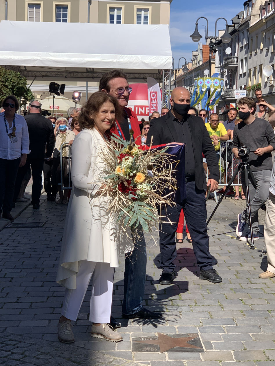Halina Frąckowiak i Ryszard Poznakowski 