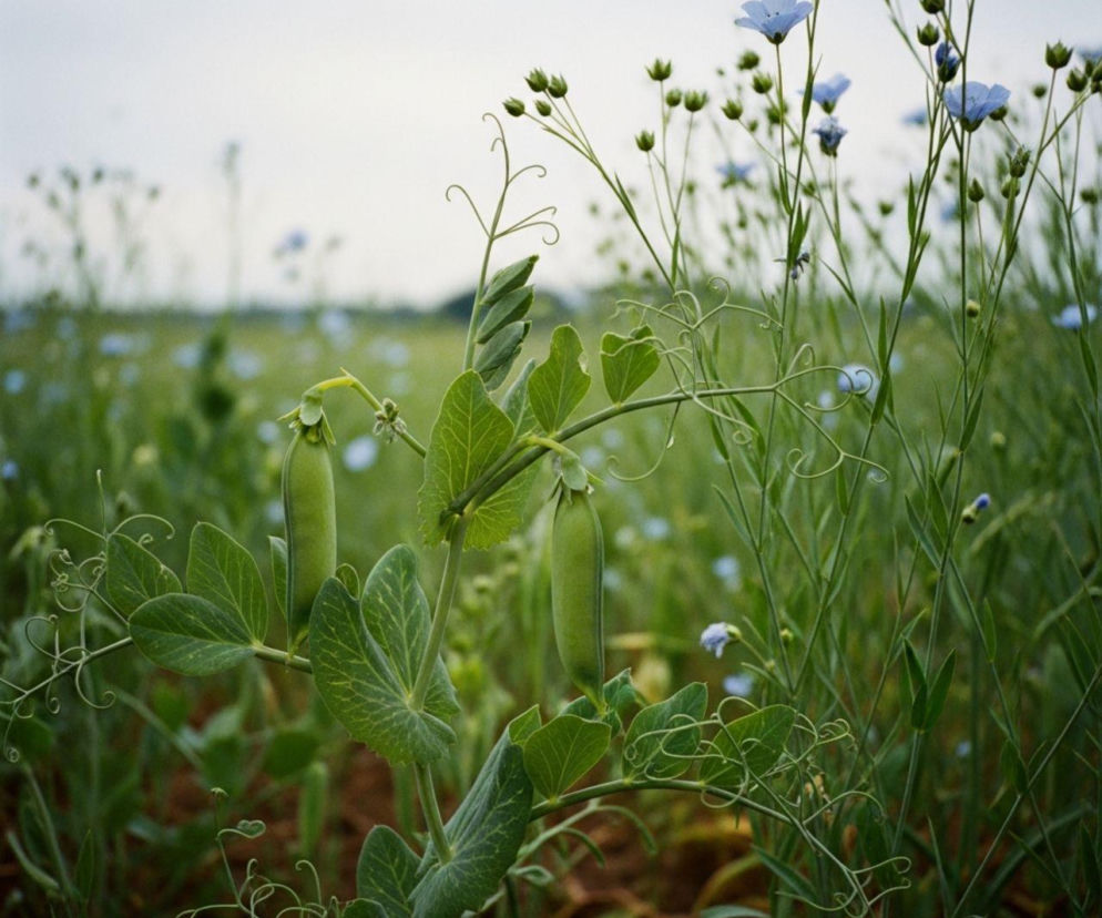 Uprawa grochu z lnem to nisza z potencjałem