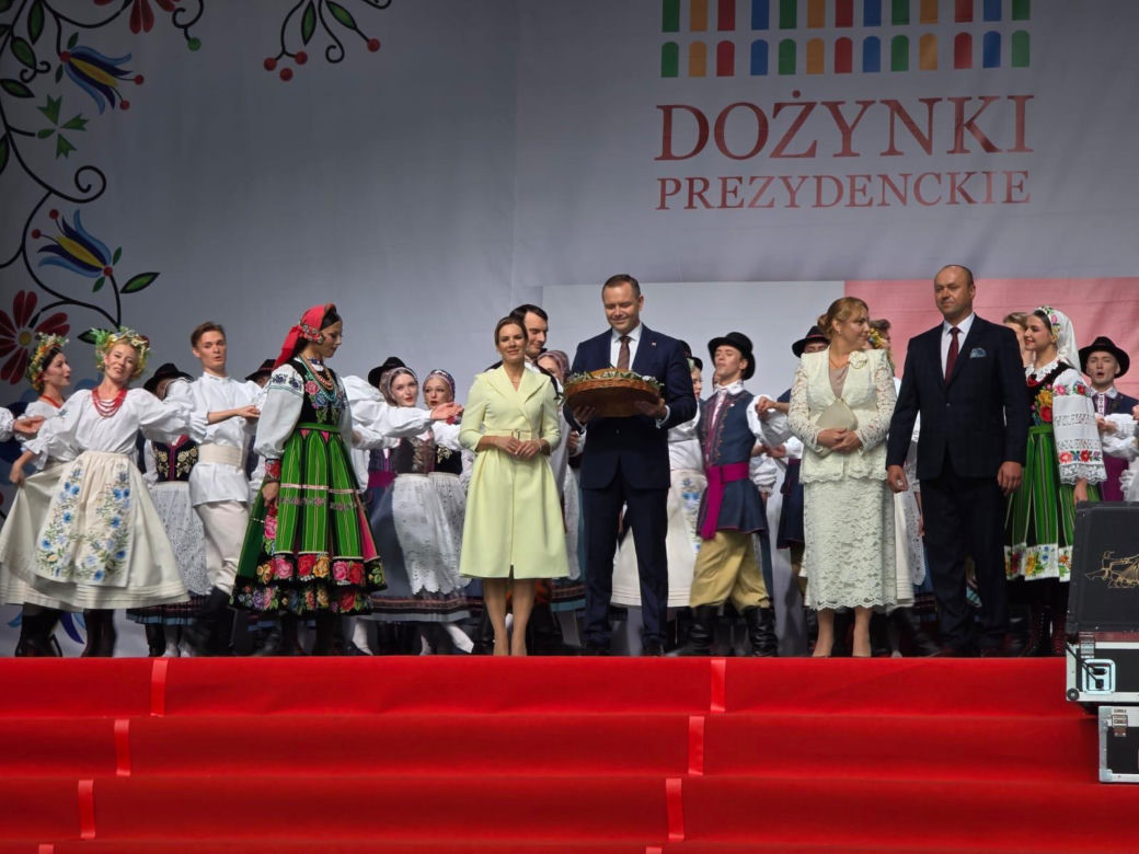 Dożynki prezydenckie 2025 w Warszawie. Zdjęcia Koła Gospodyń Wiejskich w Puszynie, gmina Korfantów