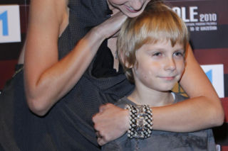 Anna Wyszkoni z synem Tobiaszem