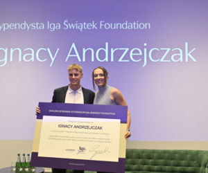 Iga Świątek rozdała stypendia