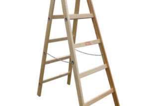 Choinka z drabiny: zrób to sam