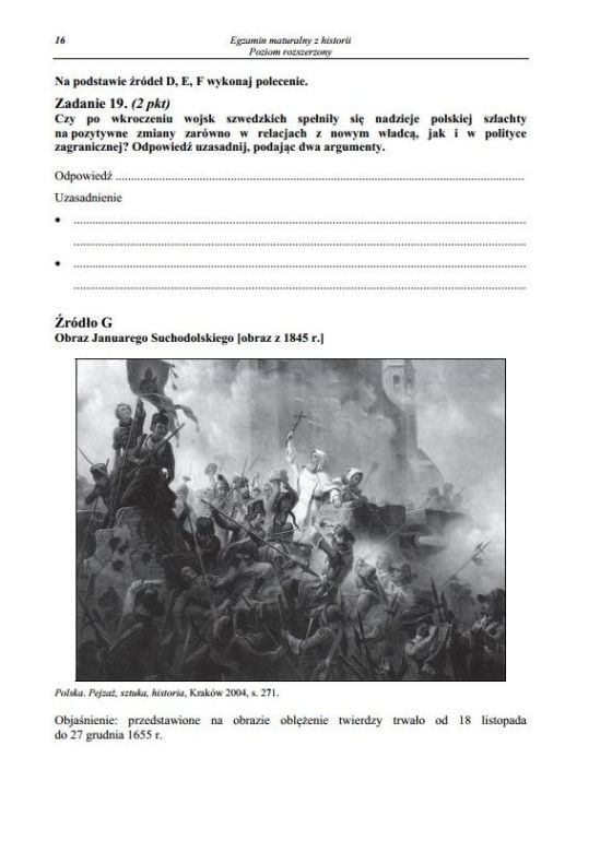 Matura 2014 Historia poziom rozszerzony