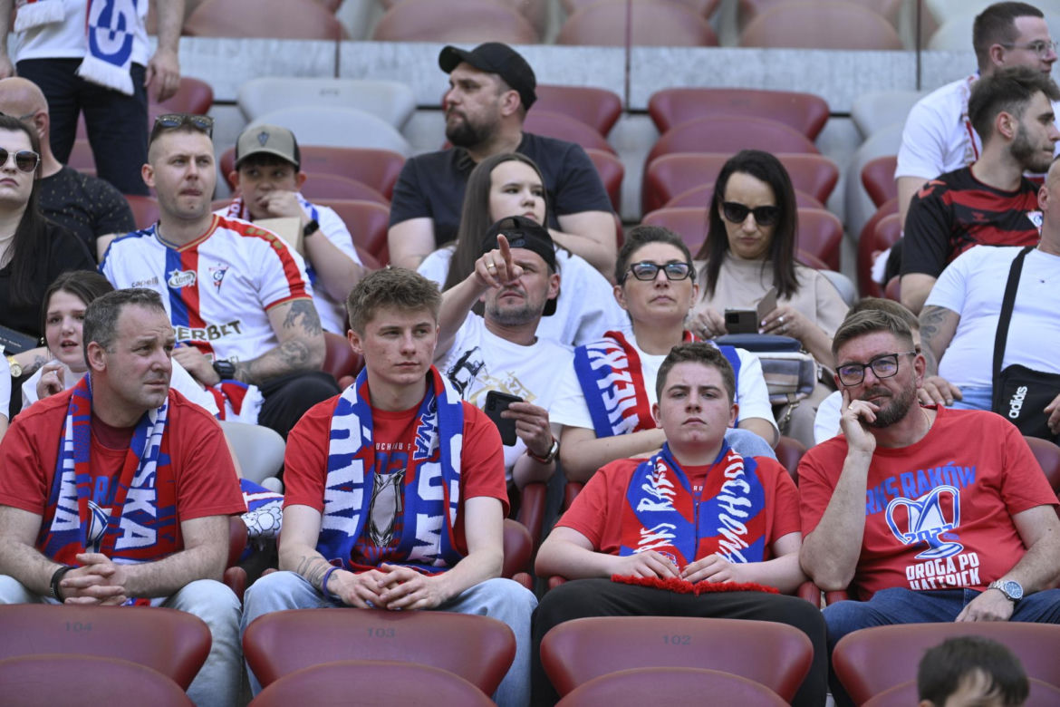 Kibice na finale Pucharu Polski: Górnik - Raków