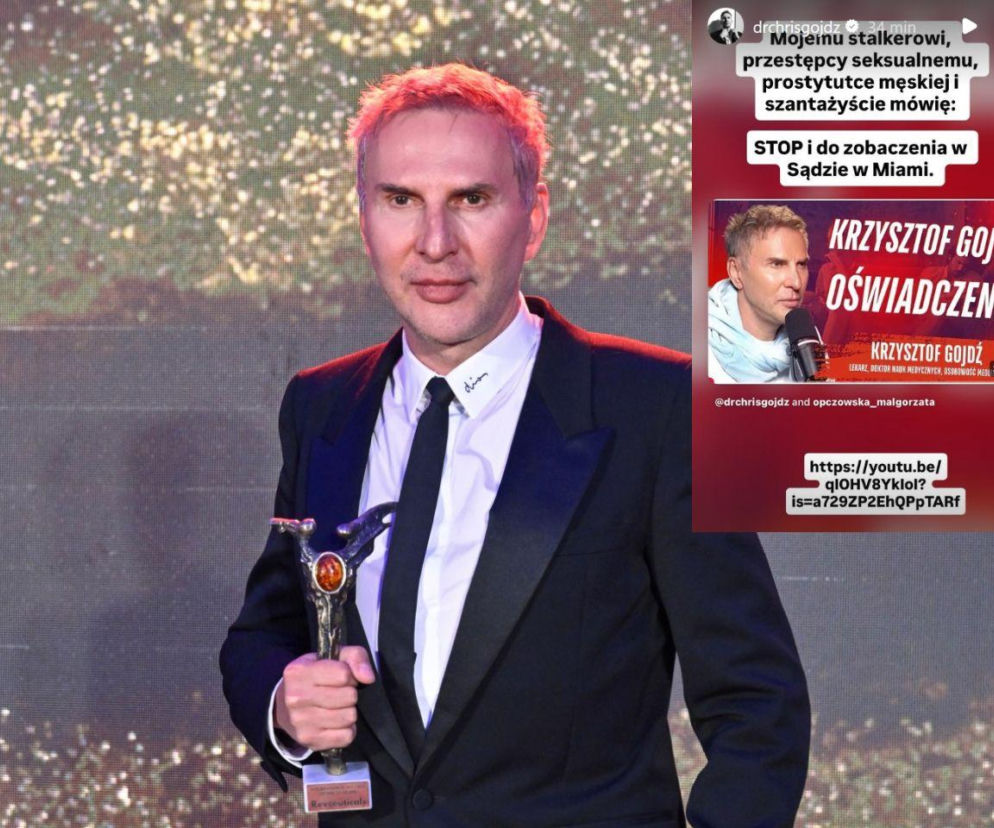 Krzysztof Gojdź nie wytrzymał. Mojemu szantażyście mówię STOP