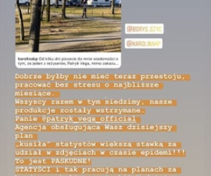 Vega łamie przepisy i kręci film