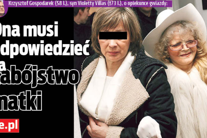 Ona musi odpowiedzieć za zabójstwo matki