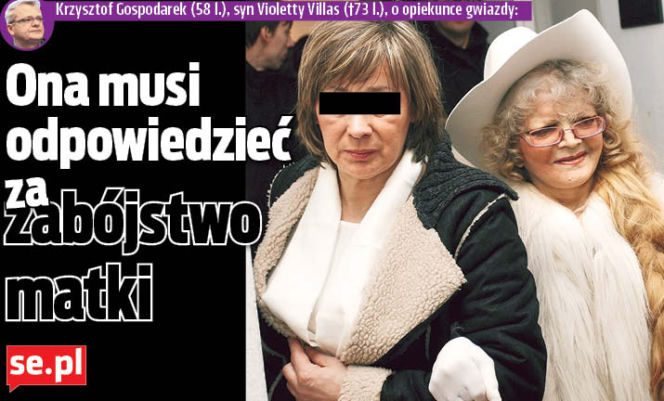 Ona musi odpowiedzieć za zabójstwo matki