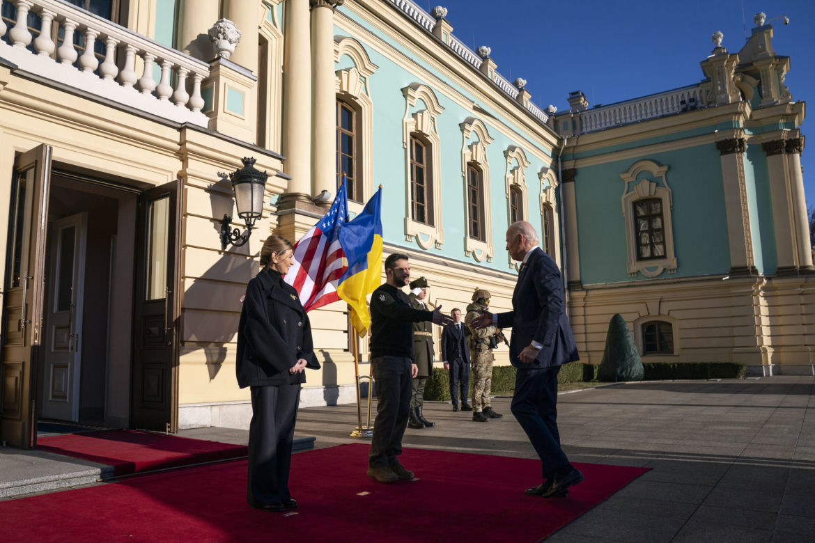Prezydent Biden spotkał się w Kijowie z prezydentem Zełenskim