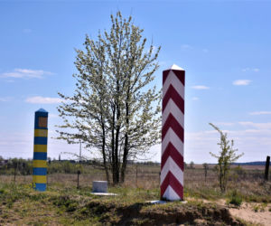Opustoszałe przejście graniczne w Medyce