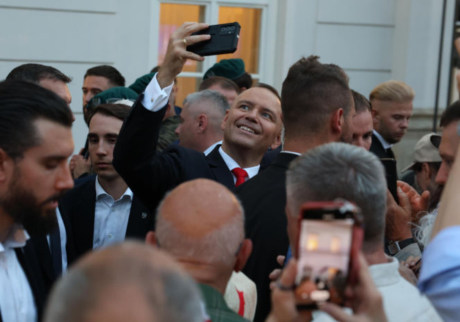 Marta Nawrocka na rocznicy zaprzysiężenia męża
