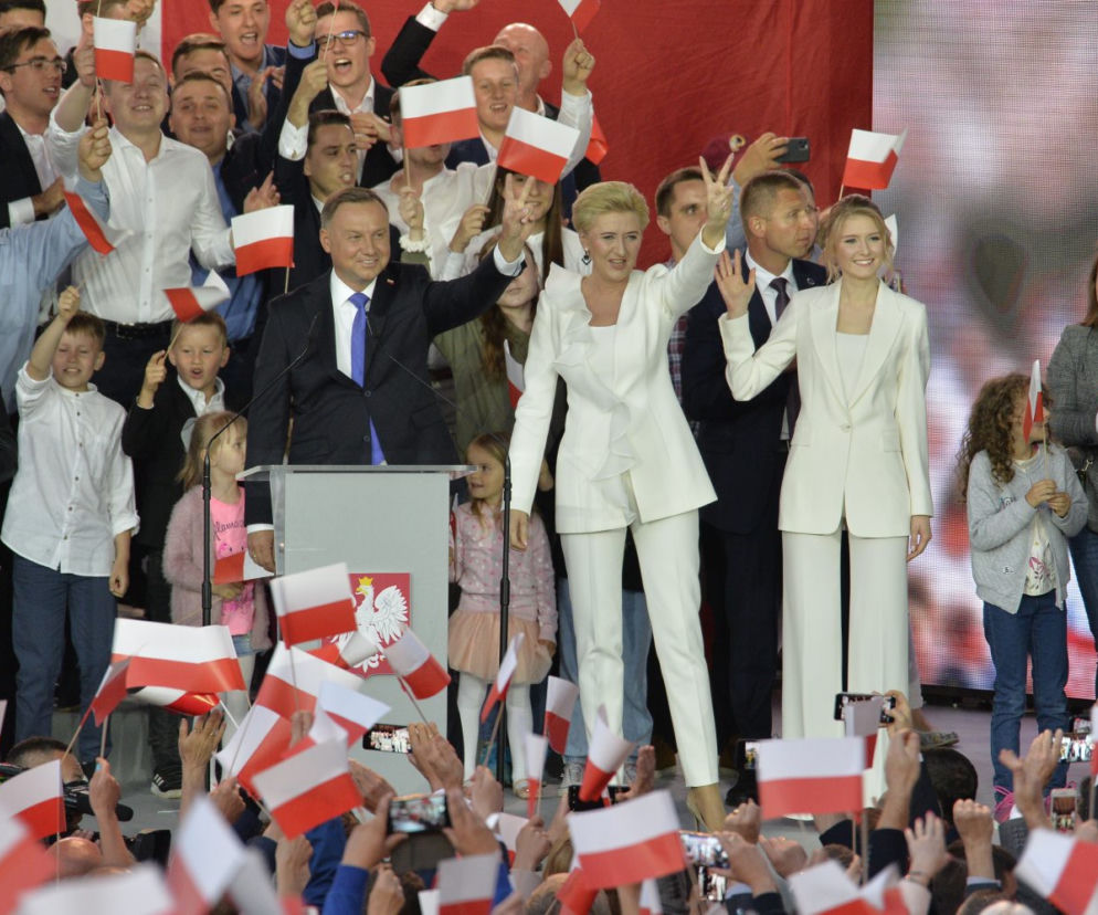 Wieczór wyborczy Andrzeja Dudy