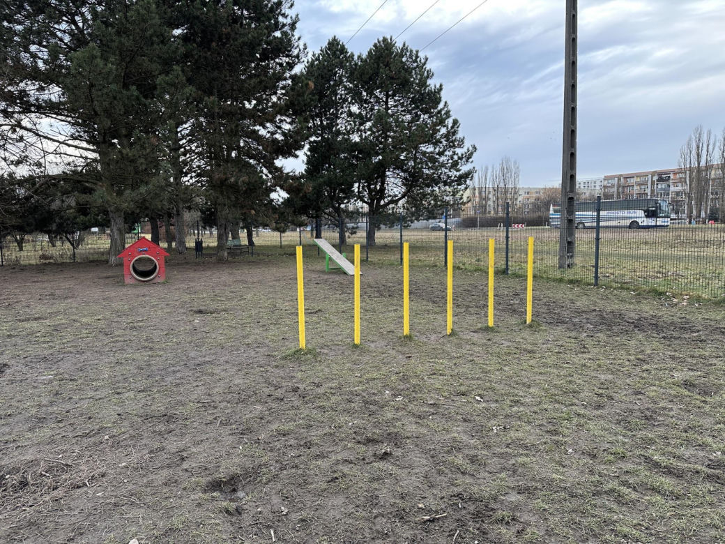 Psi park na ul. Maratońskiej w Łodzi