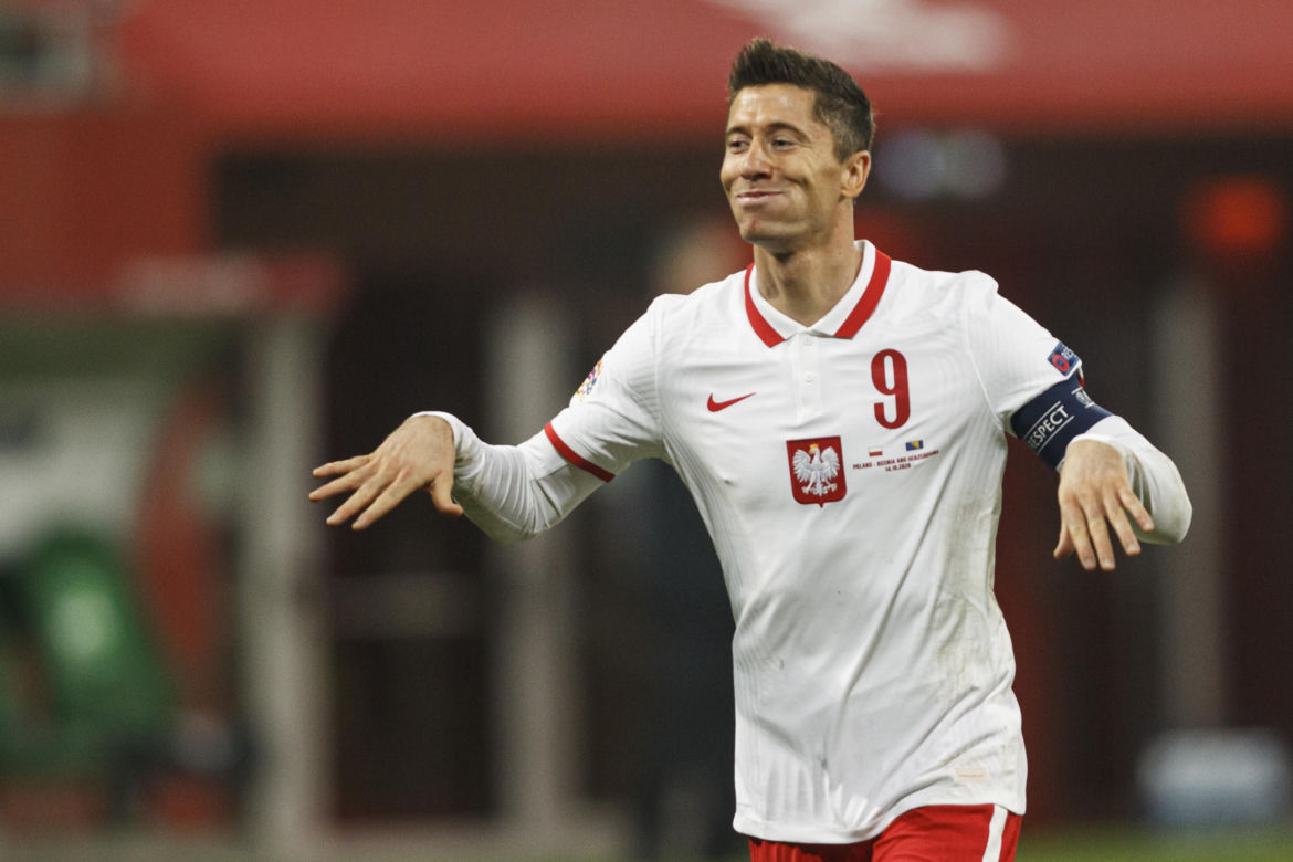 Robert Lewandowski na okładce