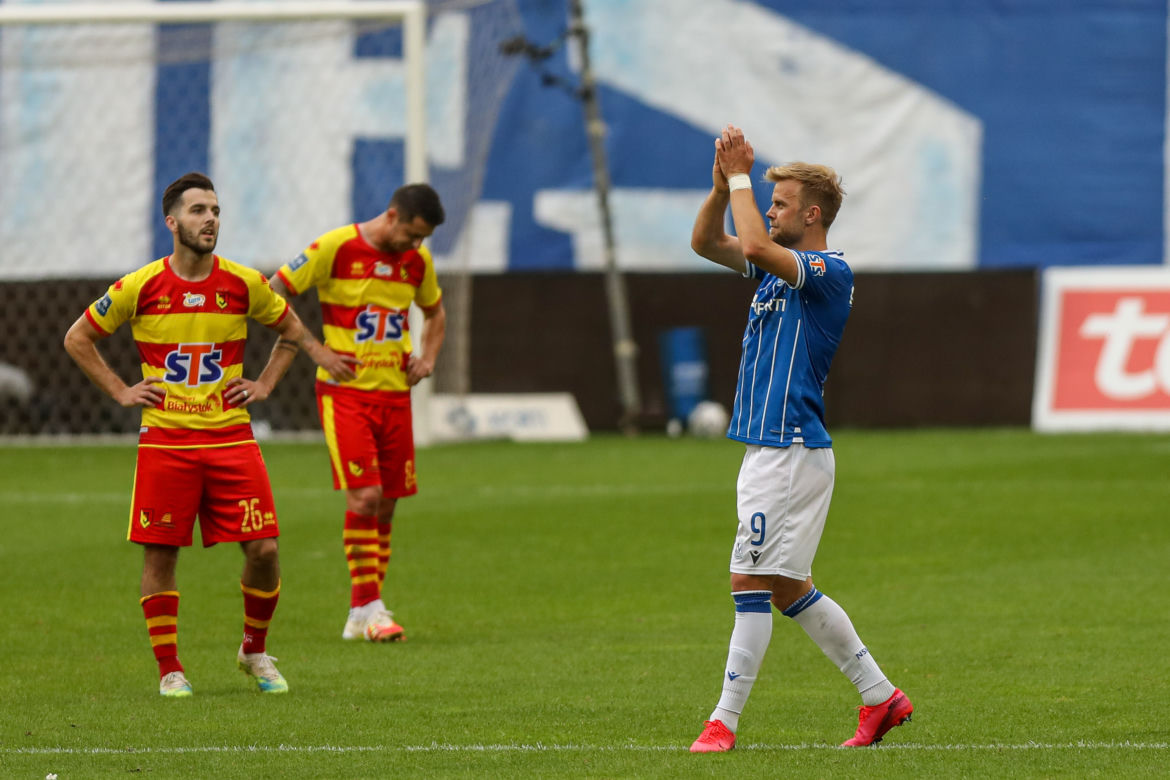 Christian Gytkjaer - król strzelców dostał buziaka