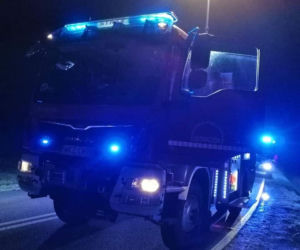 Czołowe zderzenie pod Głowaczowem. Dwie osoby w szpitalu