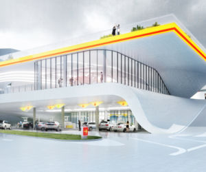 Shell nowoczesna stacja paliw w Warszawie