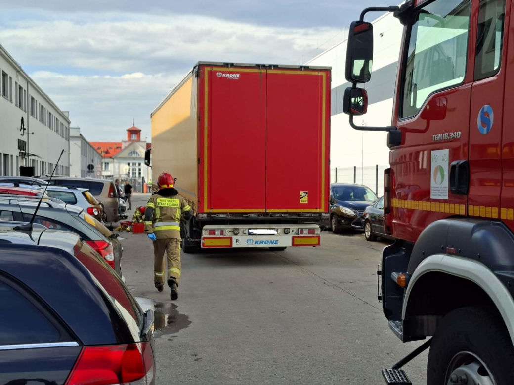 Wypadek na "strefie" w Starachowicach