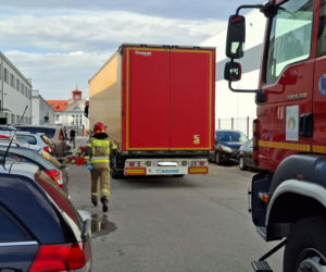 Wypadek na strefie w Starachowicach