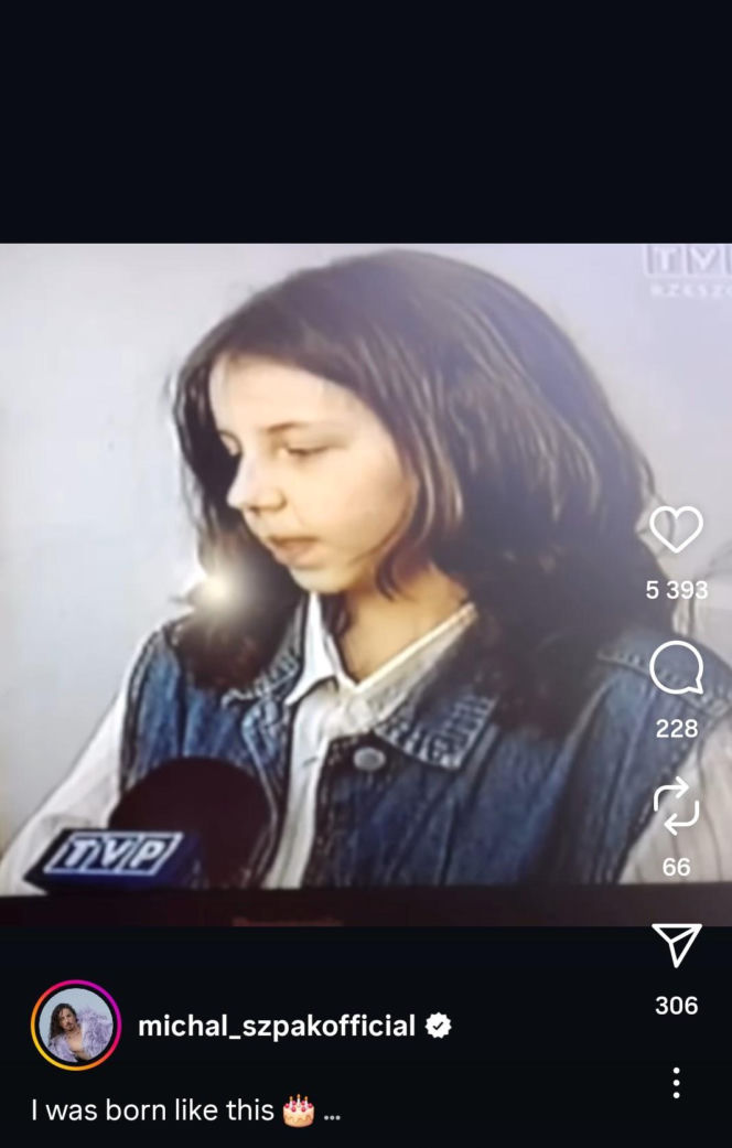 Tak Michał Szpak wyglądał jako trzynastolatek. Piosenkarz już wtedy miał zadatki na wielką gwiazdę