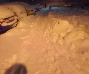 Atak zimy w Olsztynie