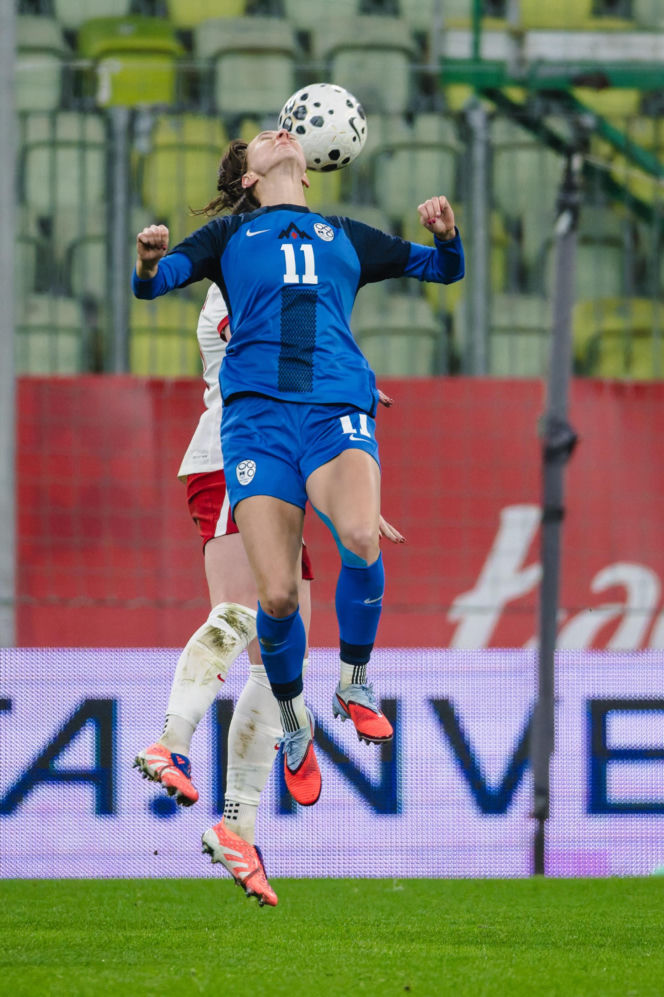 Polska - Słowenia: Najwierniejsi kibice wspierali reprezentację Polski kobiet. Dużo zdjęć z Gdańska