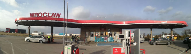 Stacja paliw typu Fürstenwalde pod Wrocławiem