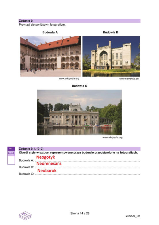 Matura 2025 historia sztuki - odpowiedzi do arkusza CKE 14.05.2025 - Formuła 2023