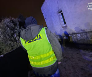 Pożar domu w Kaletach