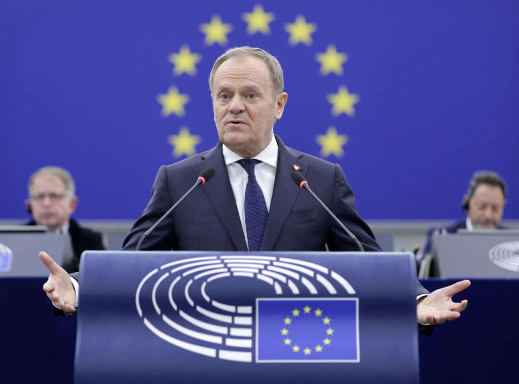 Wystąpienie Tuska w Parlamencie Europejskim