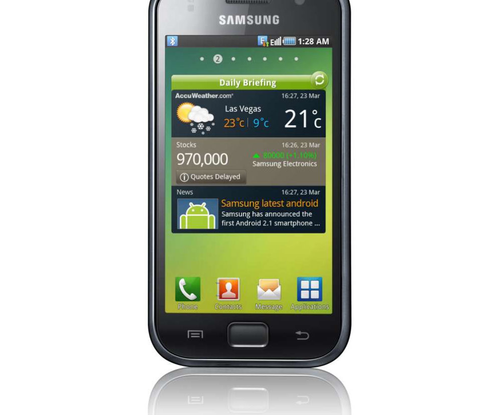 Samsung Galaxy S od przodu