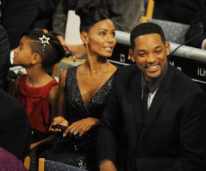 Will Smith i Jada Pinkett Smith z córką Willow