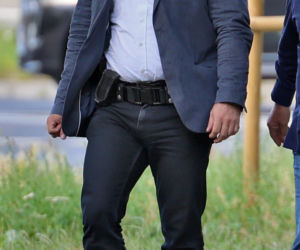 Aleksander Kwaśniewski u fryzjera