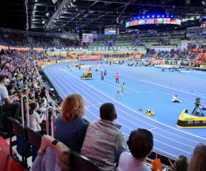 Halowe Mistrzostwa Świata w Lekkoatletyce Kujawy Pomorze 26 w Toruniu. Zdjęcia kibiców i zawodników z 1. dnia imprezy