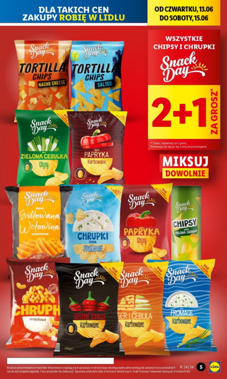 Przekąski na Euro w Lidlu